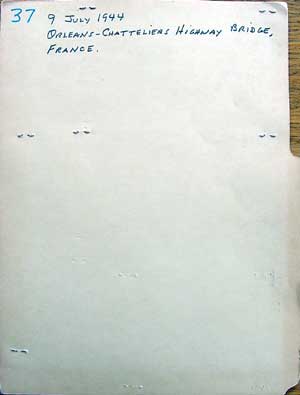 Orleans-Chatteliers Highway Bridge, France, 9 July 1944